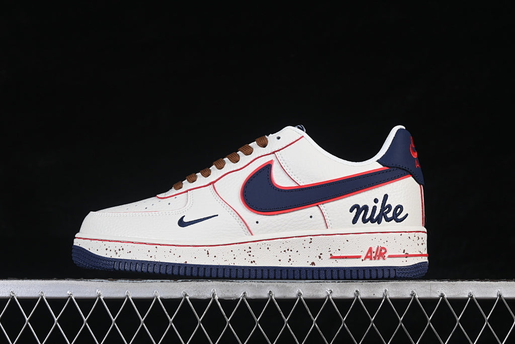 Nike Air Force 1  "White/Oreo Blue"