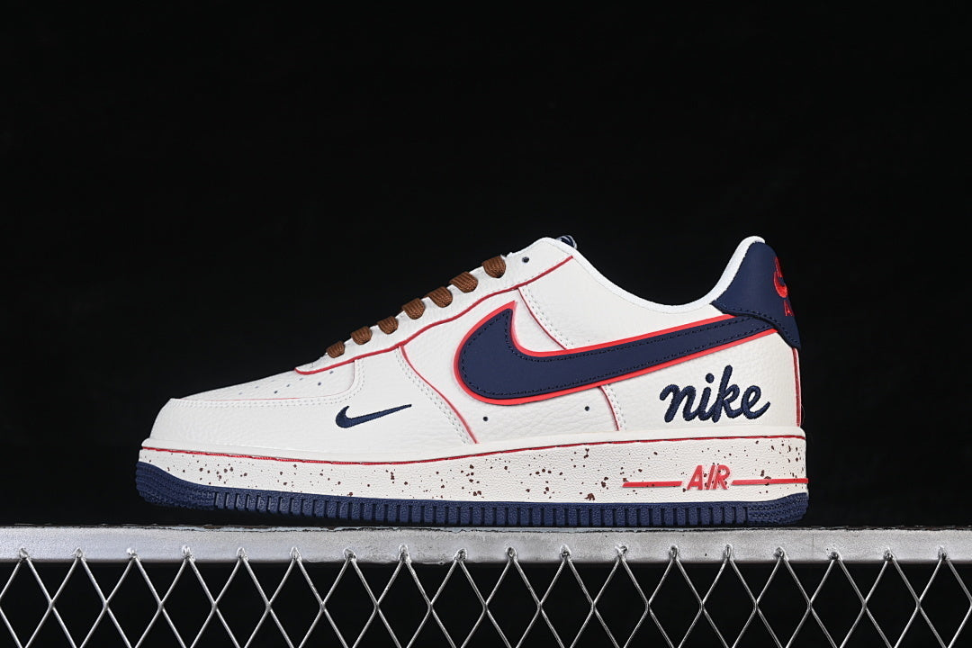Nike Air Force 1  "White/Oreo Blue"