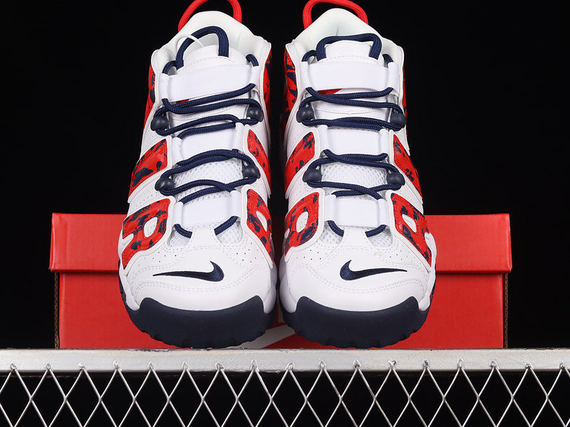 Nike Air More Uptempo "Red Navy Camo"
