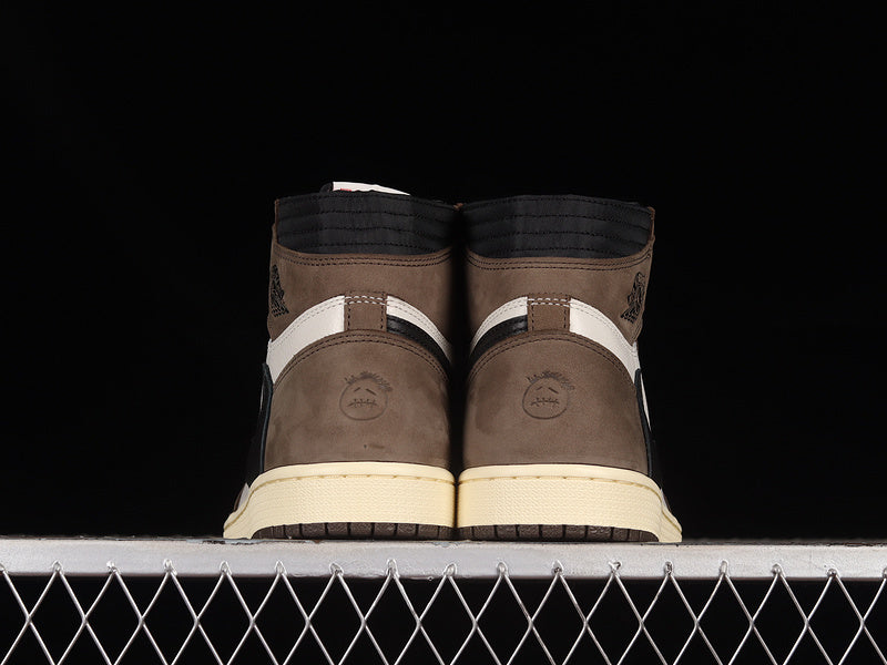 Air Jordan 1 Retro High OG X Travis Scott "Sail Mocha"