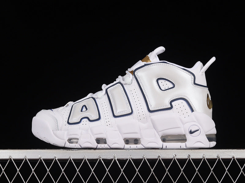 Nike Air More Uptempo "White/Mid Night Navy"