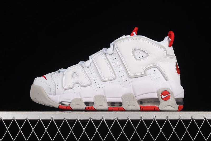 Nike Air More Uptempo "White/Red/Grey"
