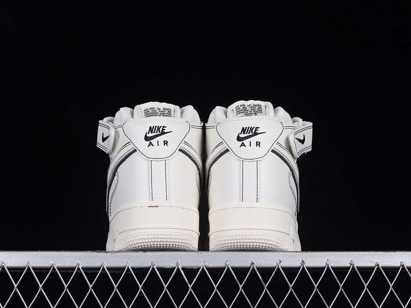 Nike Air Force 1 Mid Reflective "Triple Sail/Black"