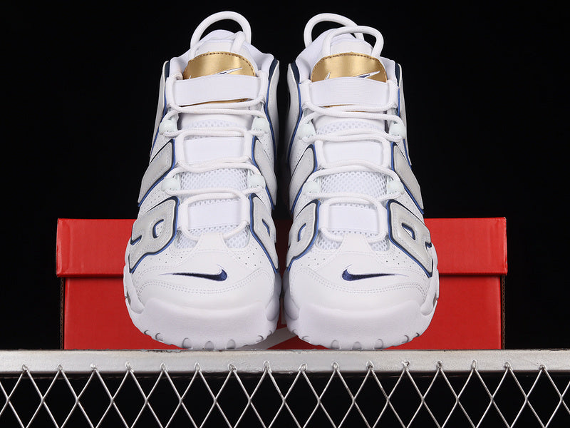 Nike Air More Uptempo "White/Mid Night Navy"