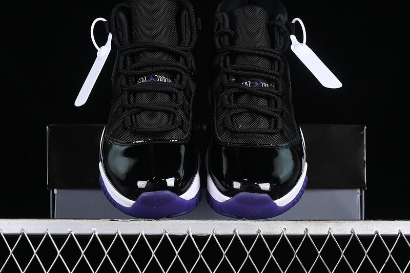 Air Jordan 11 Retro "All Black/White/Purple"