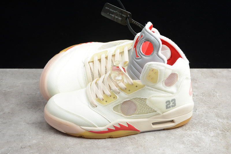 Air Jordan 5 Retro SP X Off-White "Sail"