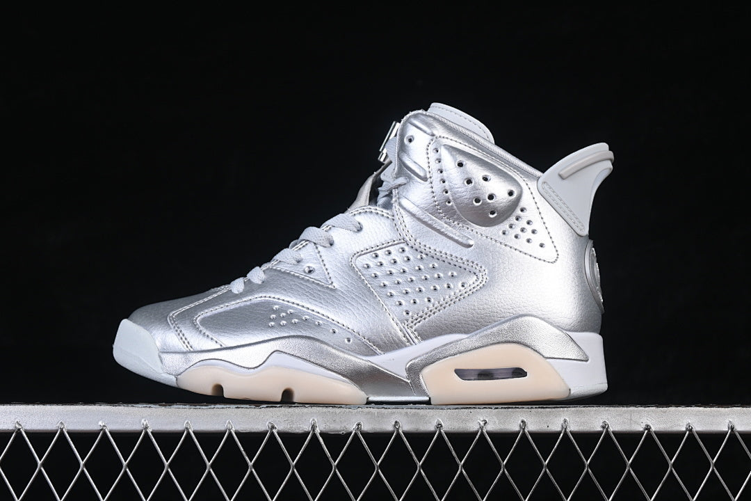 Air Jordan 6 Retro x Paris Saint-Germain "Metallic Silver
