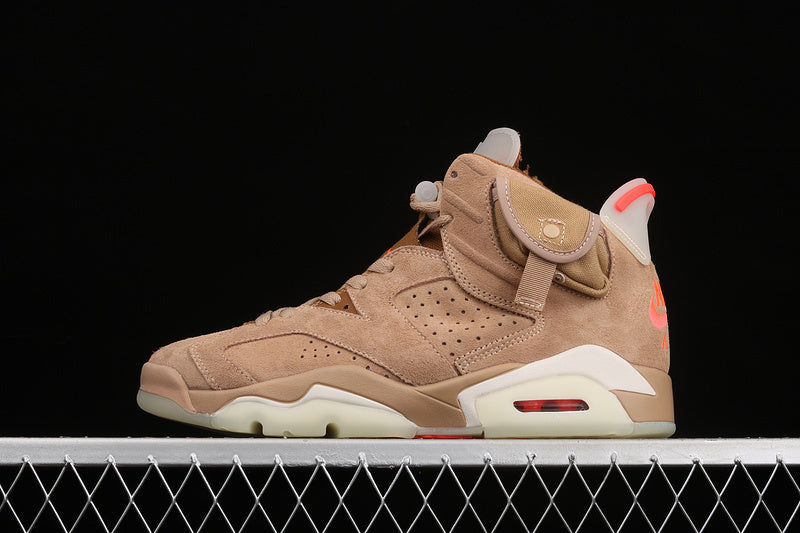 Air Jordan 6 Retro X Travis Scott "British Khaki"