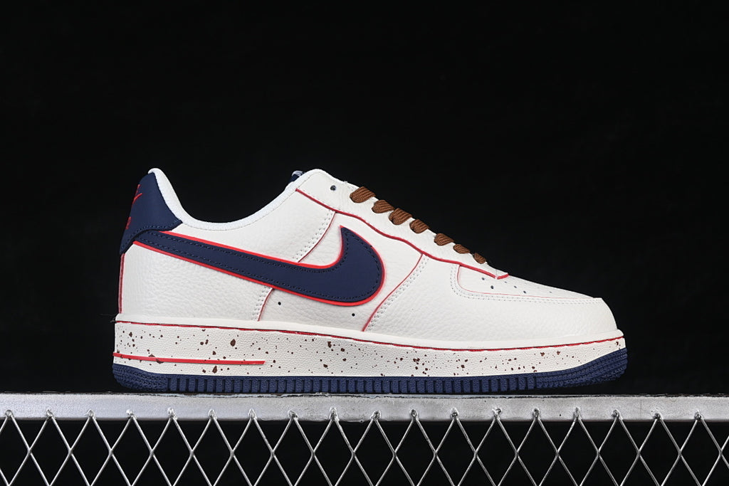 Nike Air Force 1  "White/Oreo Blue"