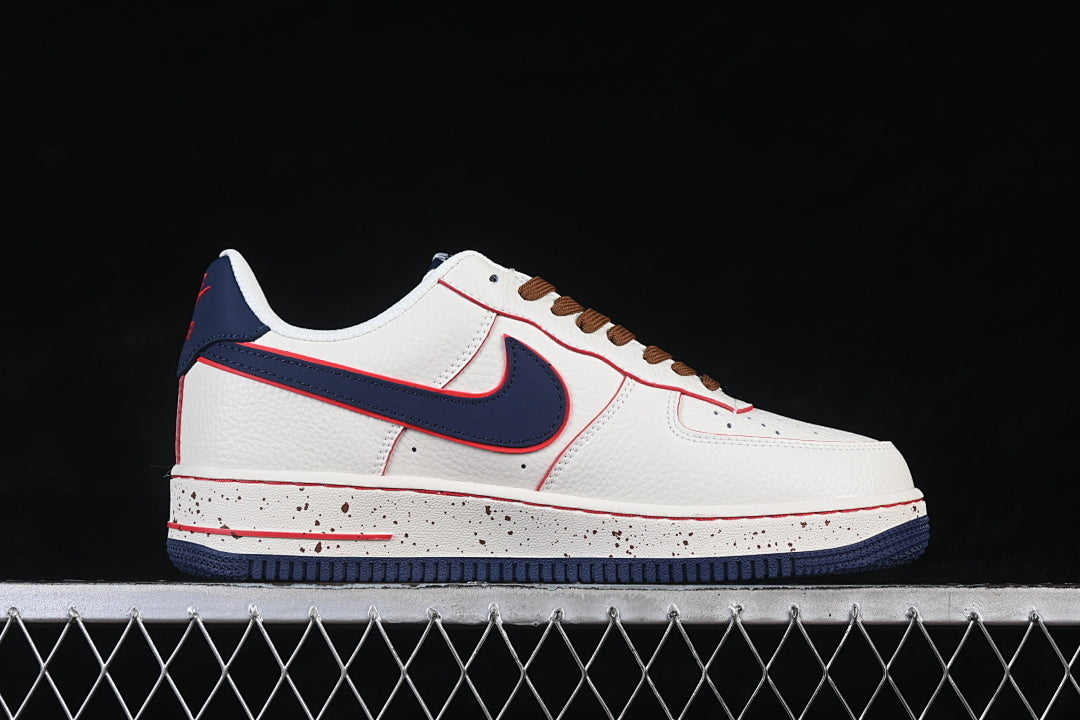 Nike Air Force 1  "White/Oreo Blue"