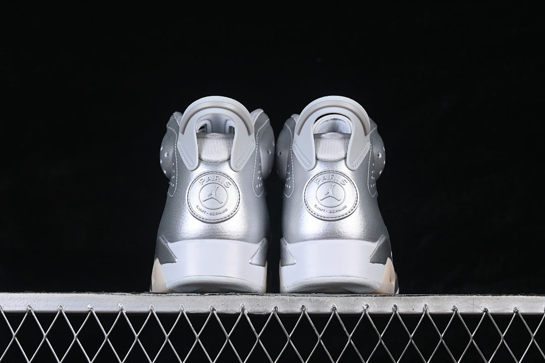 Air Jordan 6 Retro x Paris Saint-Germain "Metallic Silver