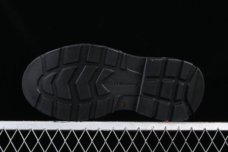 A McQ Tread Slick Leather Boots "Black"