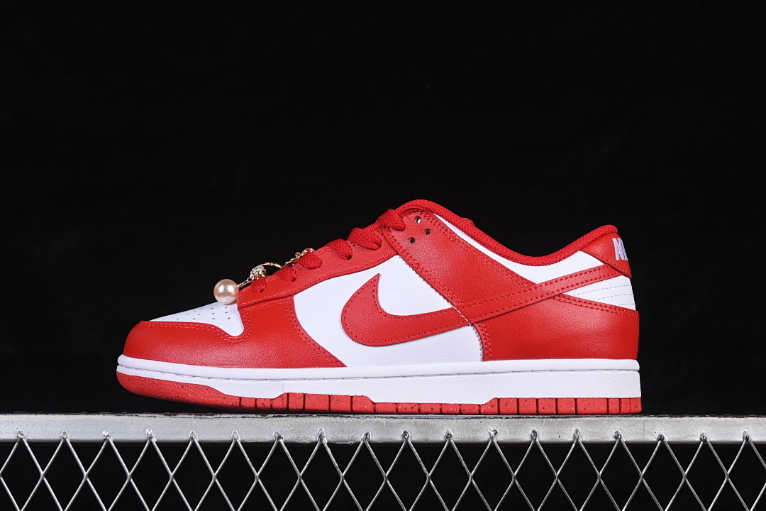 Nike SB Dunk Low "White Red Pearls"