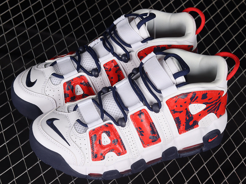 Nike Air More Uptempo "Red Navy Camo"