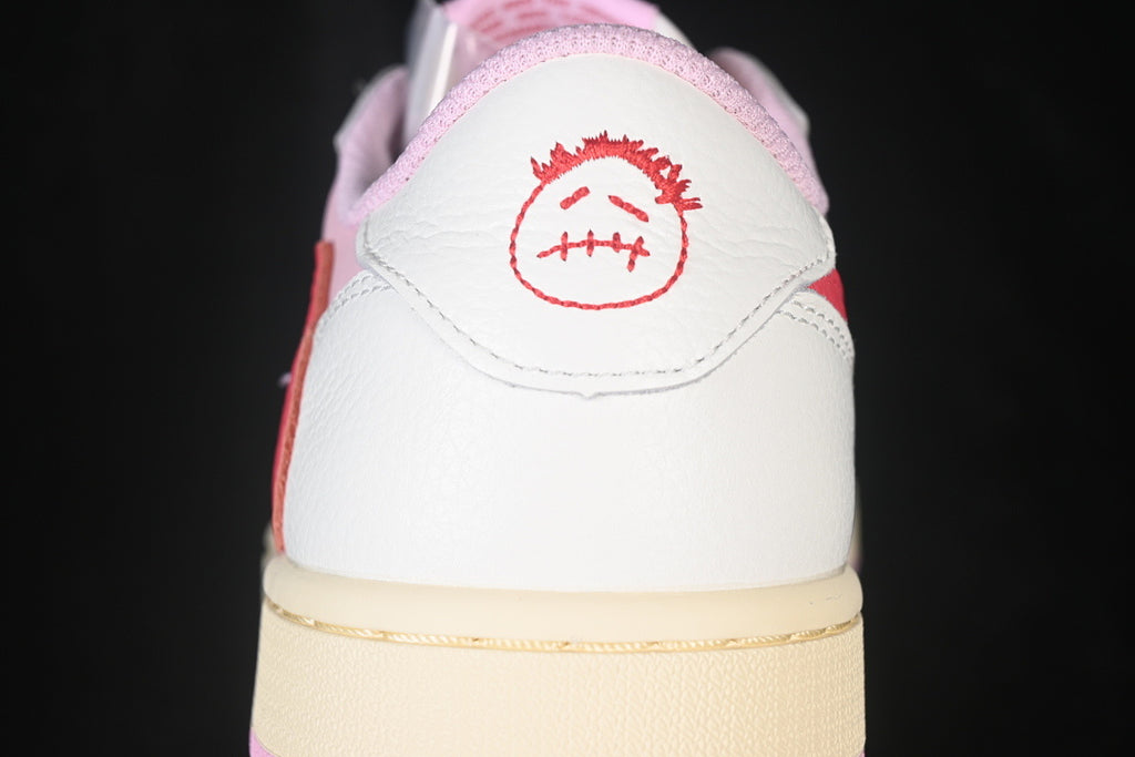 Air Jordan 1 Retro Low OG X Travis Scott "Sail/Tropical Pink"