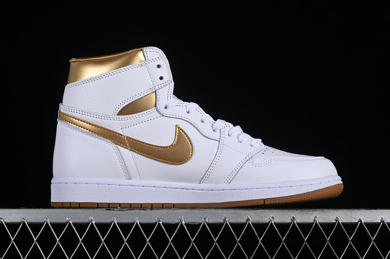 Air Jordan 1 Retro High OG "White/Gold"