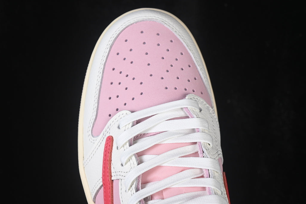Air Jordan 1 Retro Low OG X Travis Scott "Sail/Tropical Pink"