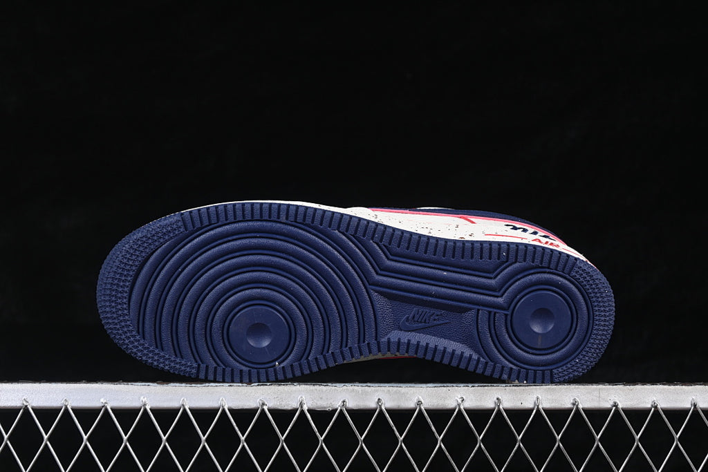 Nike Air Force 1  "White/Oreo Blue"
