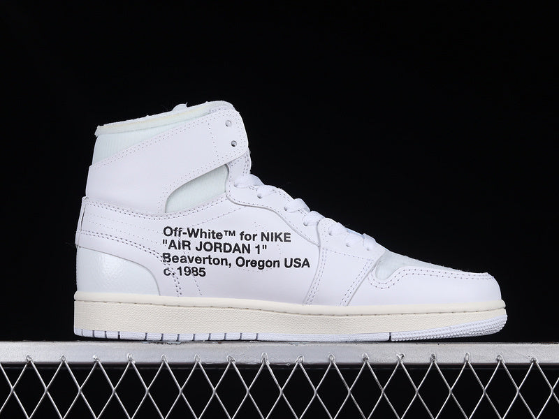 Air Jordan 1 Retro High X Off-White  "White"