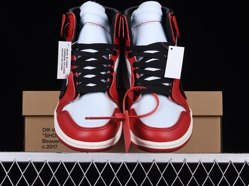 Air Jordan 1 Retro High X Off-White  "Red"