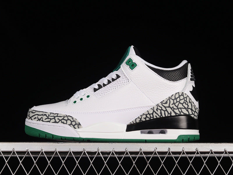 Air Jordan 3 Retro  "Oregon Ducks Pit Crew White"
