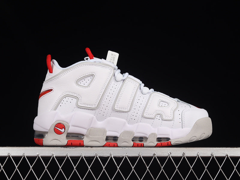 Nike Air More Uptempo "White/Red/Grey"