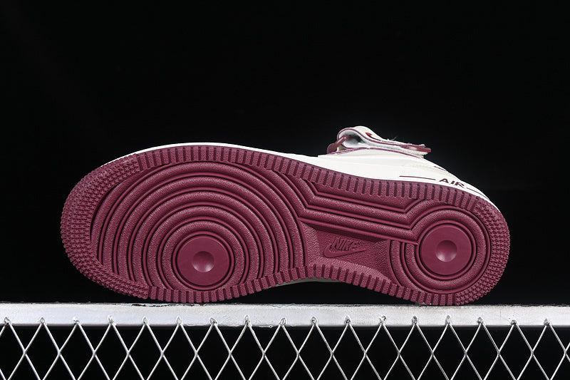 Nike Air Force 1 Mid "Sail/Crimson"