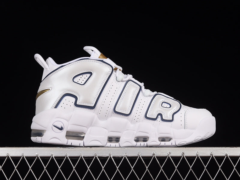Nike Air More Uptempo "White/Mid Night Navy"