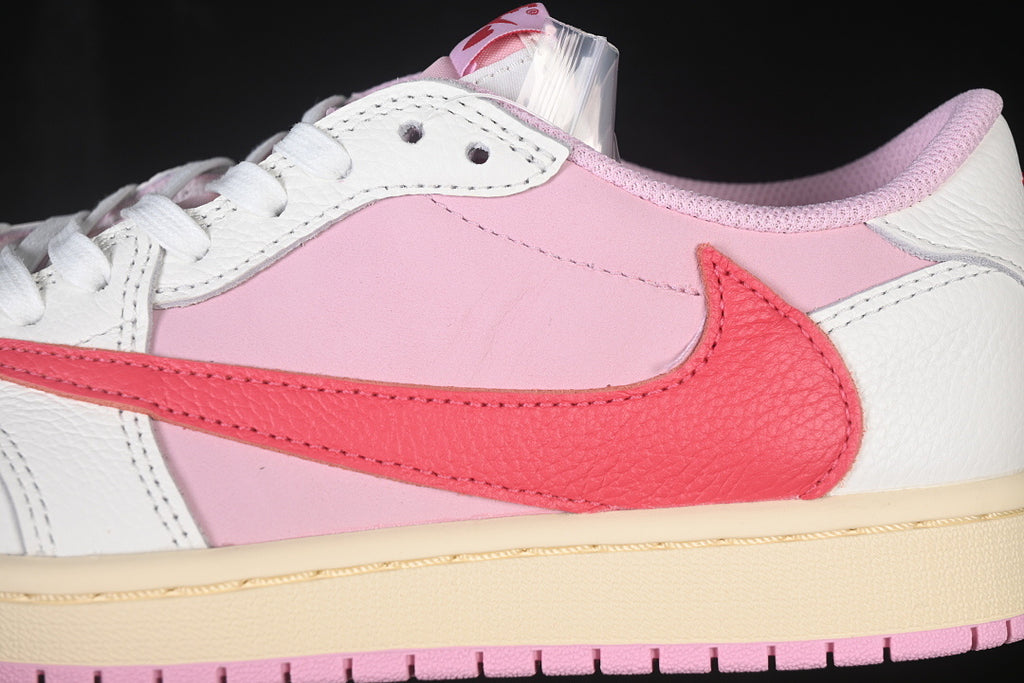 Air Jordan 1 Retro Low OG X Travis Scott "Sail/Tropical Pink"