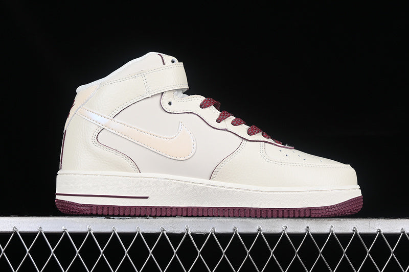 Nike Air Force 1 Mid "Sail/Crimson"