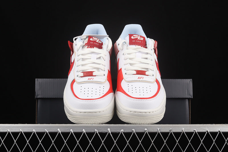 Nike Air Force 1 Shadow "White/2 Red"