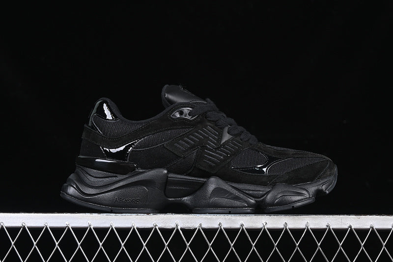 NB 9060 "Suede Patent/Triple Black"