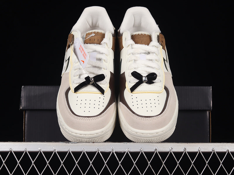 Nike Air Force 1 Shadow "White/Broen"