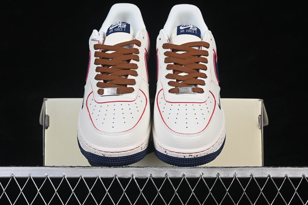 Nike Air Force 1  "White/Oreo Blue"