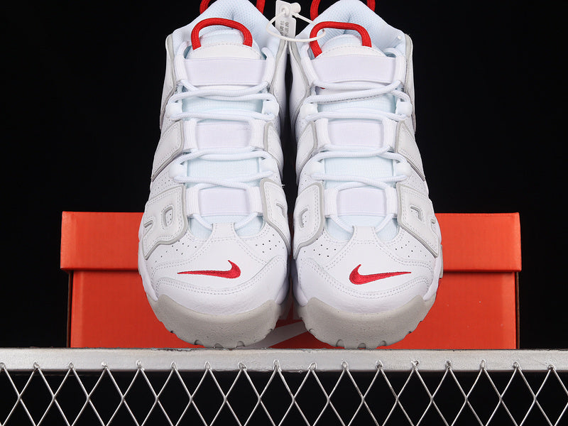 Nike Air More Uptempo "White/Red/Grey"