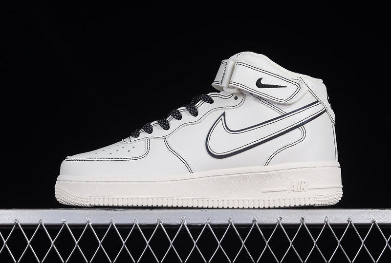 Nike Air Force 1 Mid Reflective "Triple Sail/Black"