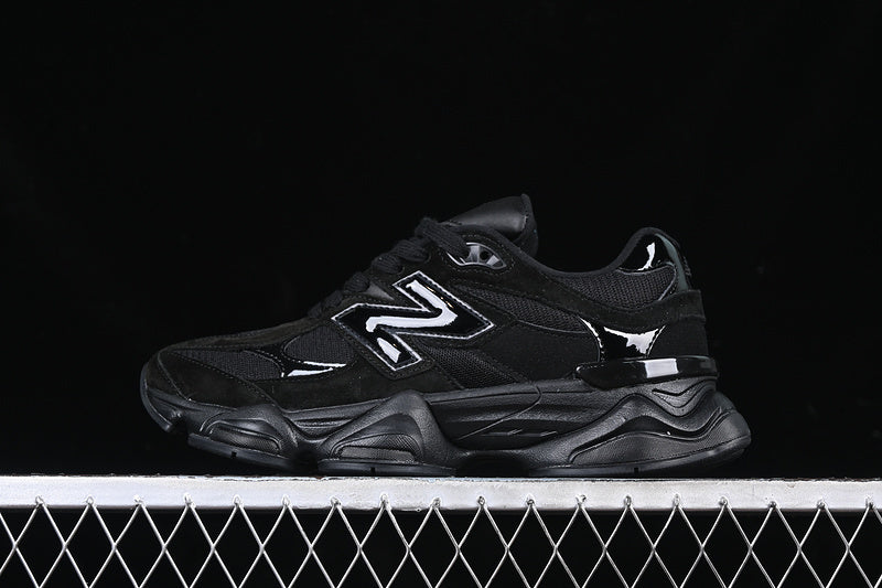 NB 9060 "Suede Patent/Triple Black"
