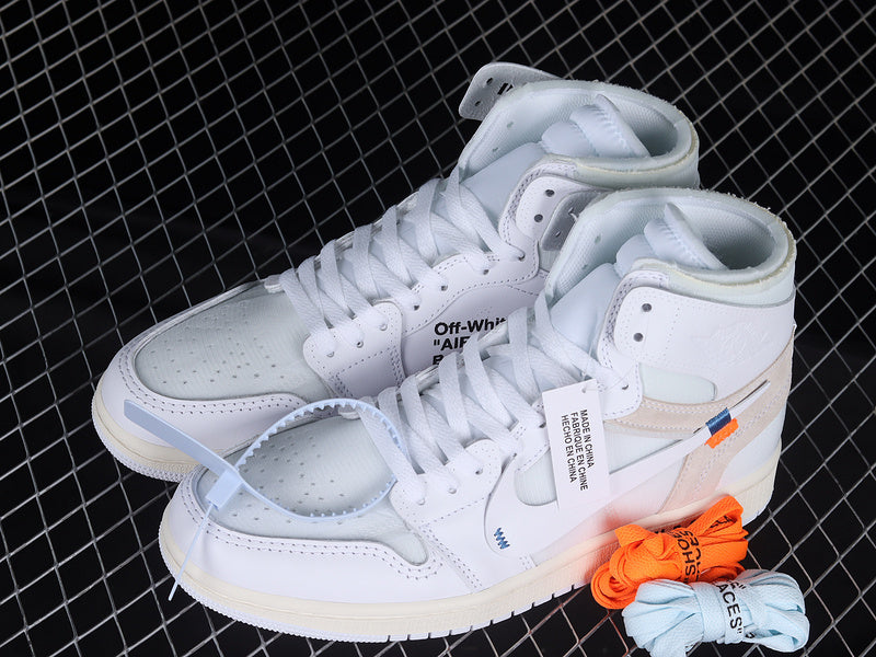 Air Jordan 1 Retro High X Off-White  "White"